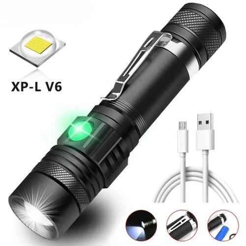 Led zoom pocket flashlight - led,