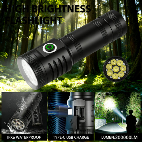 300000lm rechargeable - 300000lm,